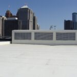 Flat roof installed in downtown Detroit by T.F. Beck Roofing & Sheet Metal