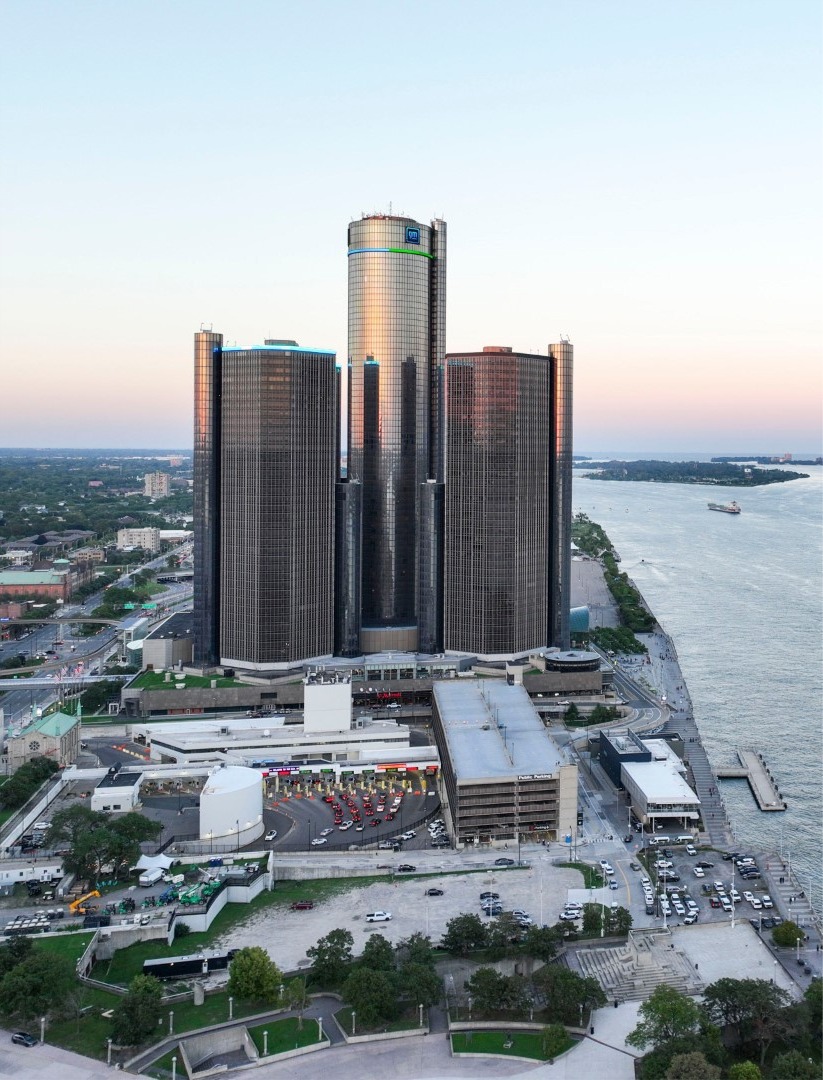 GM Renaissance Center in Downtown Detroit